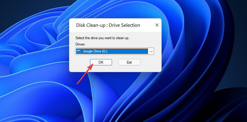 The Disk Clean-up: Drive Selection window warzone lag after windows update