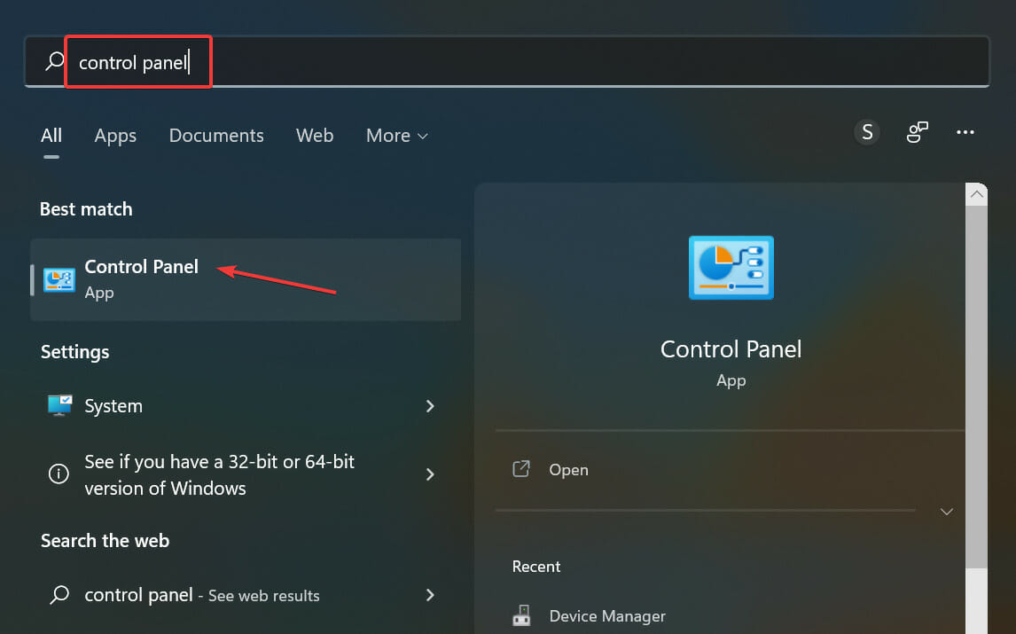 Control Panel to fix windows 11 desktop not responding