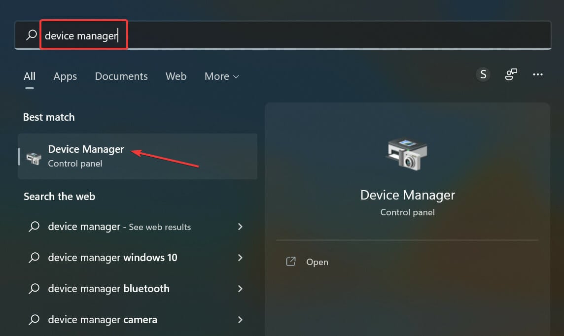 Device Manager to fix dell xps 17 webcam not working