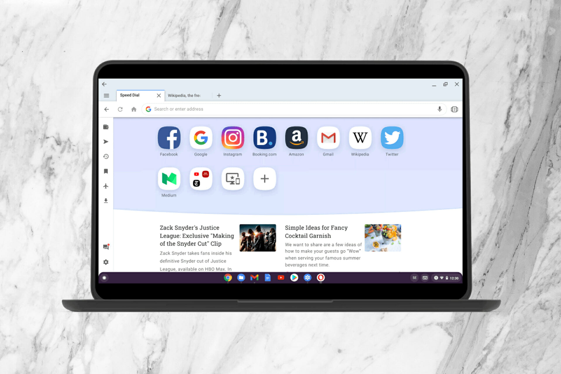 Feature image Opera for Chromebook.