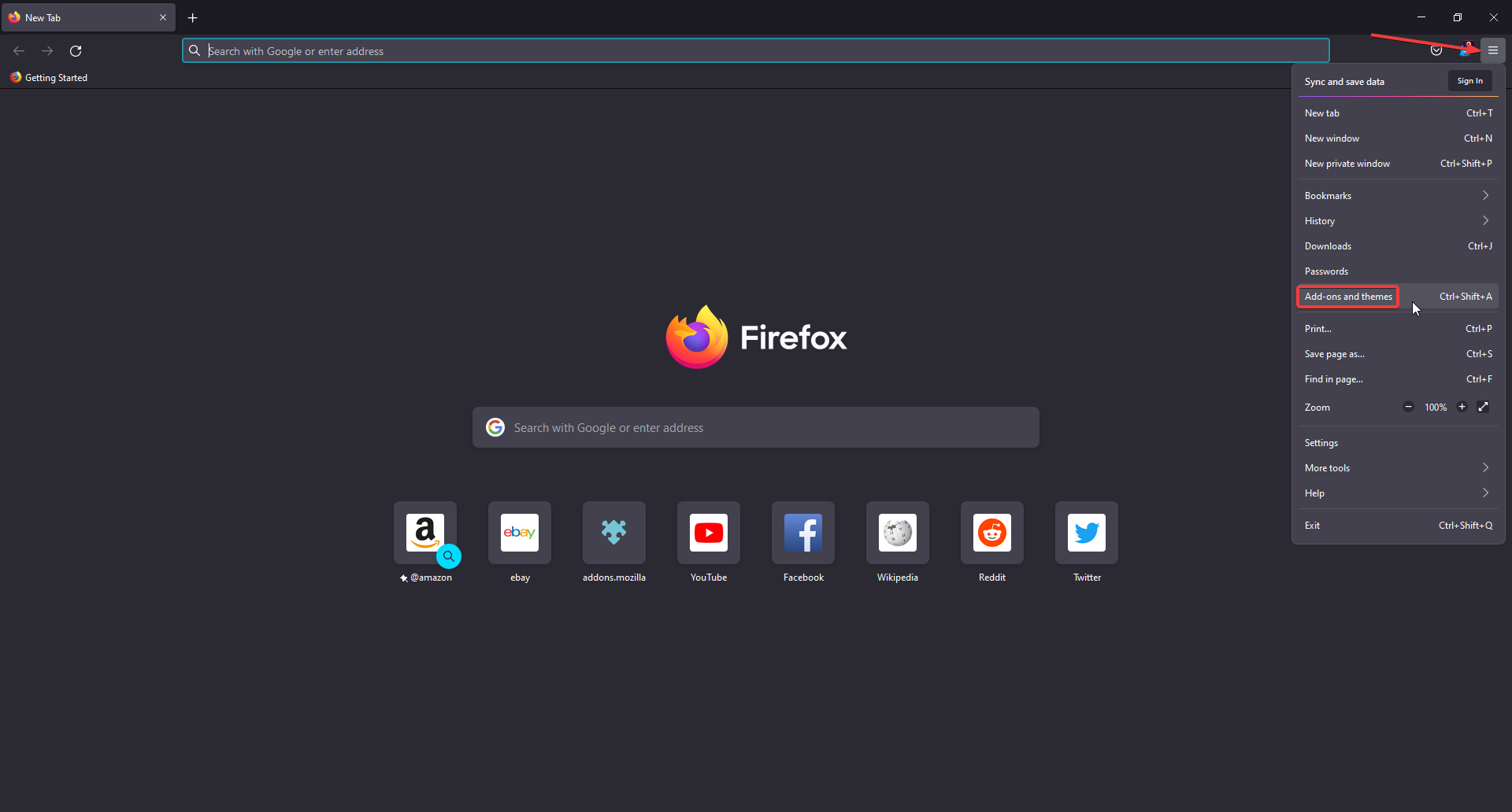 Firefox add-ons.