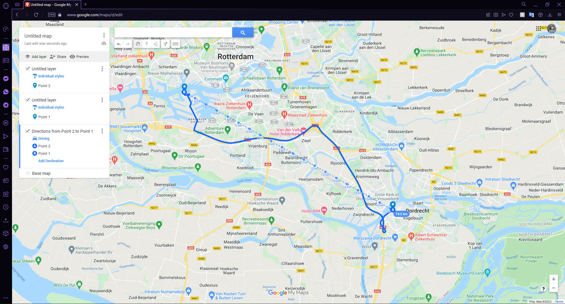 Google My Maps.