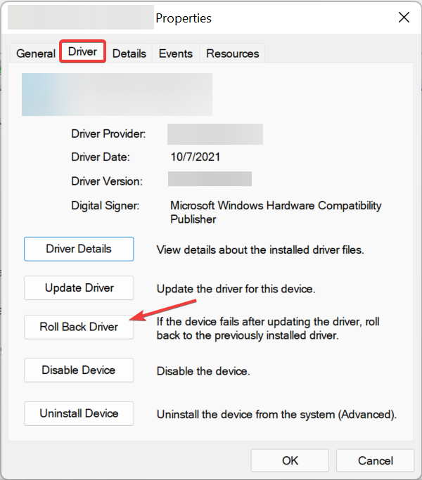 Roll back driver to fix pl2303 driver windows 11 not working
