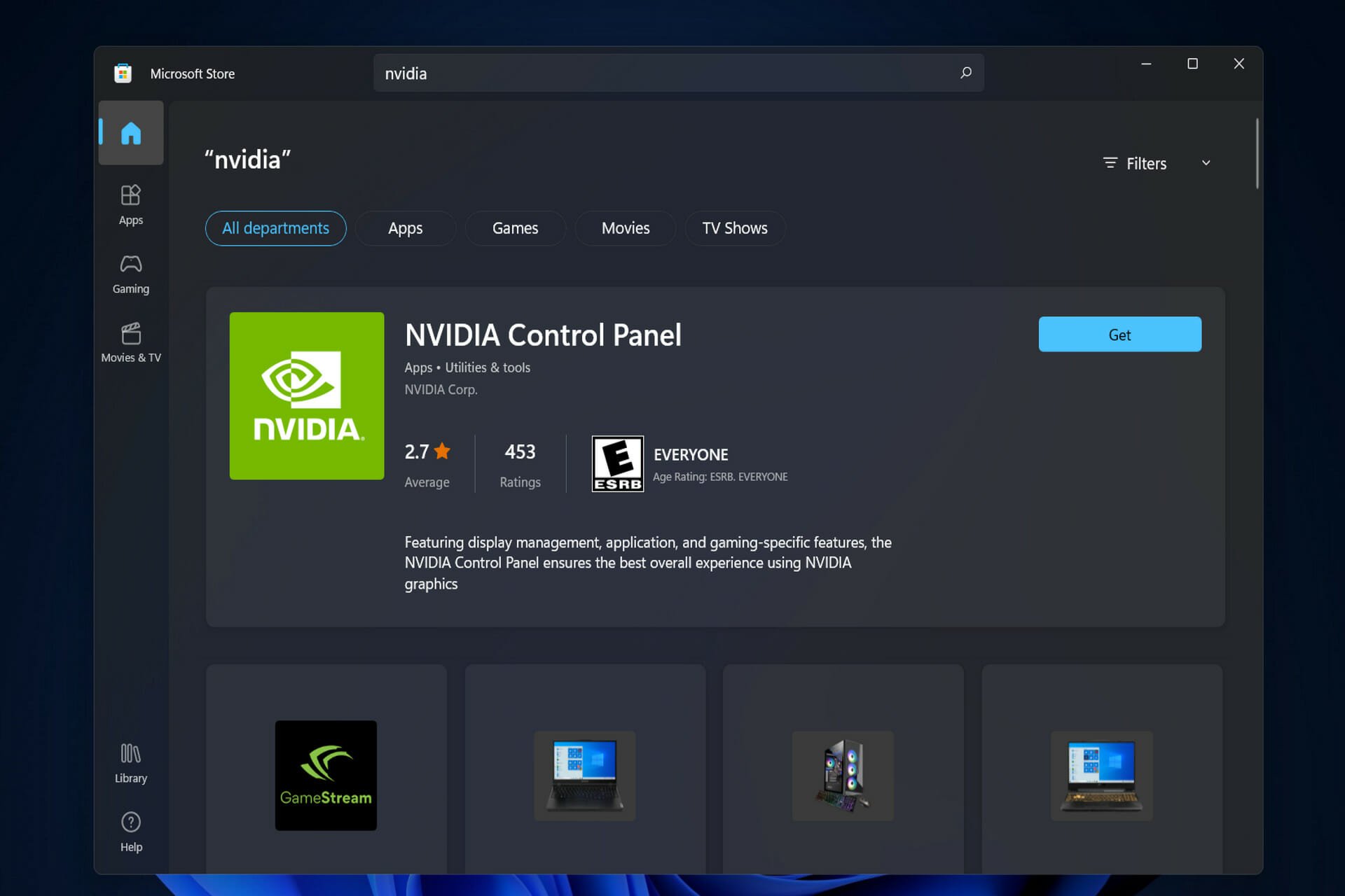 unable to open nvidia control panel windows 10