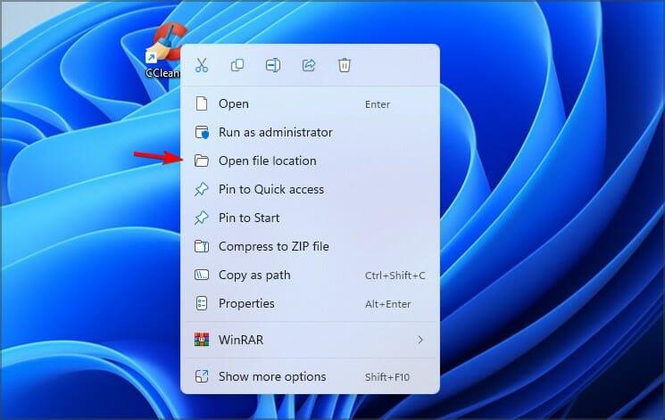 How to Open File Location on Windows 11 if it's Missing