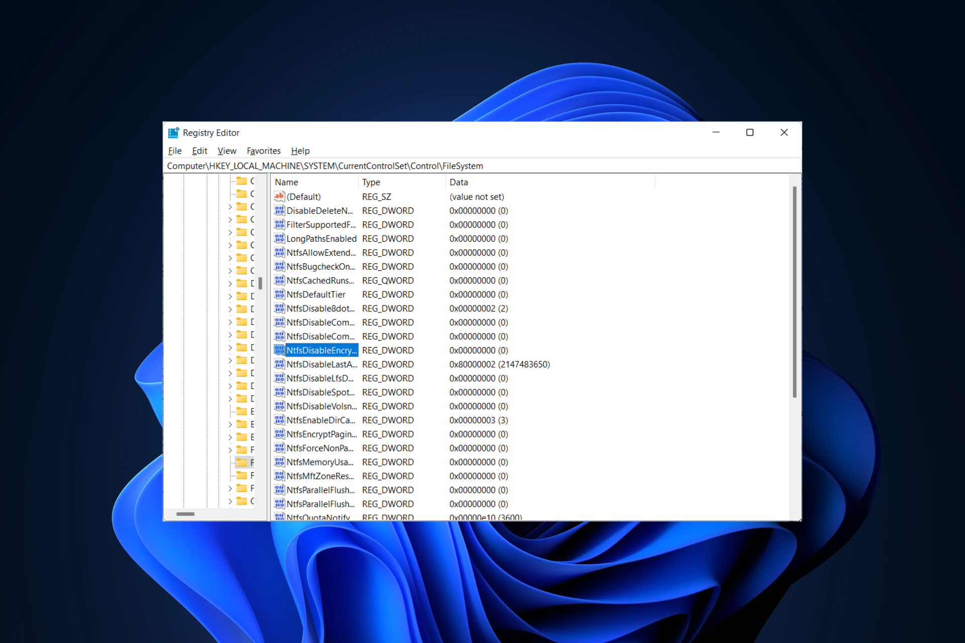 regedit-windows 11 encrypt contents to secure data greyed out windows 11