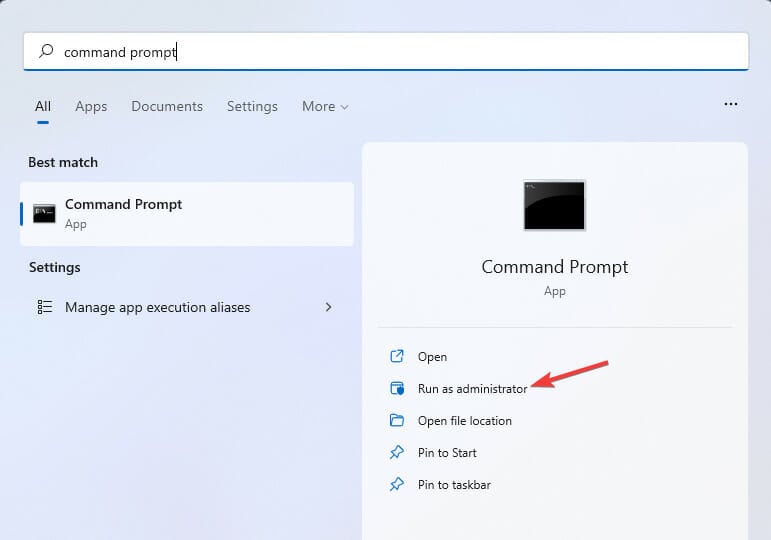 A Command Prompt search unable to open jpg files in windows 11