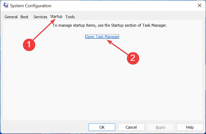 startup task manager
