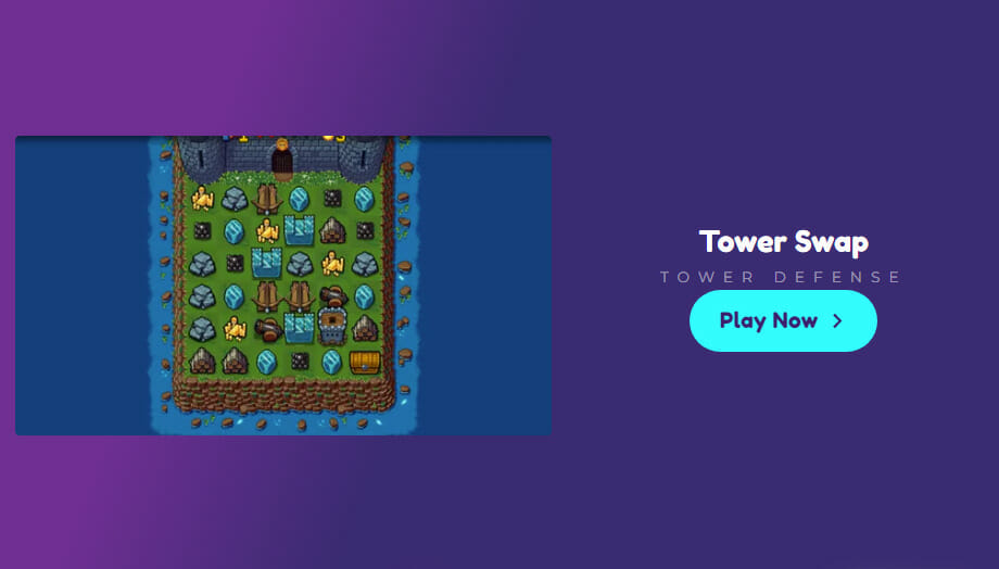 tower swap browser defense game