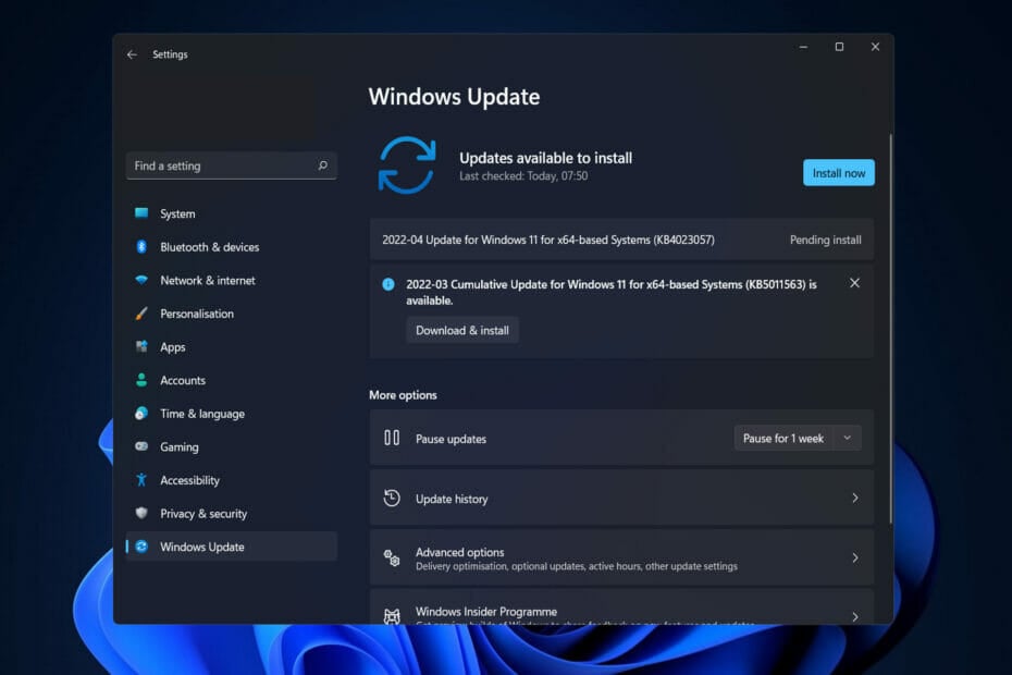 windows 11 not updating on restart