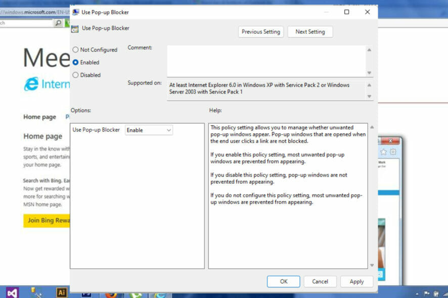 7 Tips on How to Enable or Disable The Pop-Up Blocker on IE 11