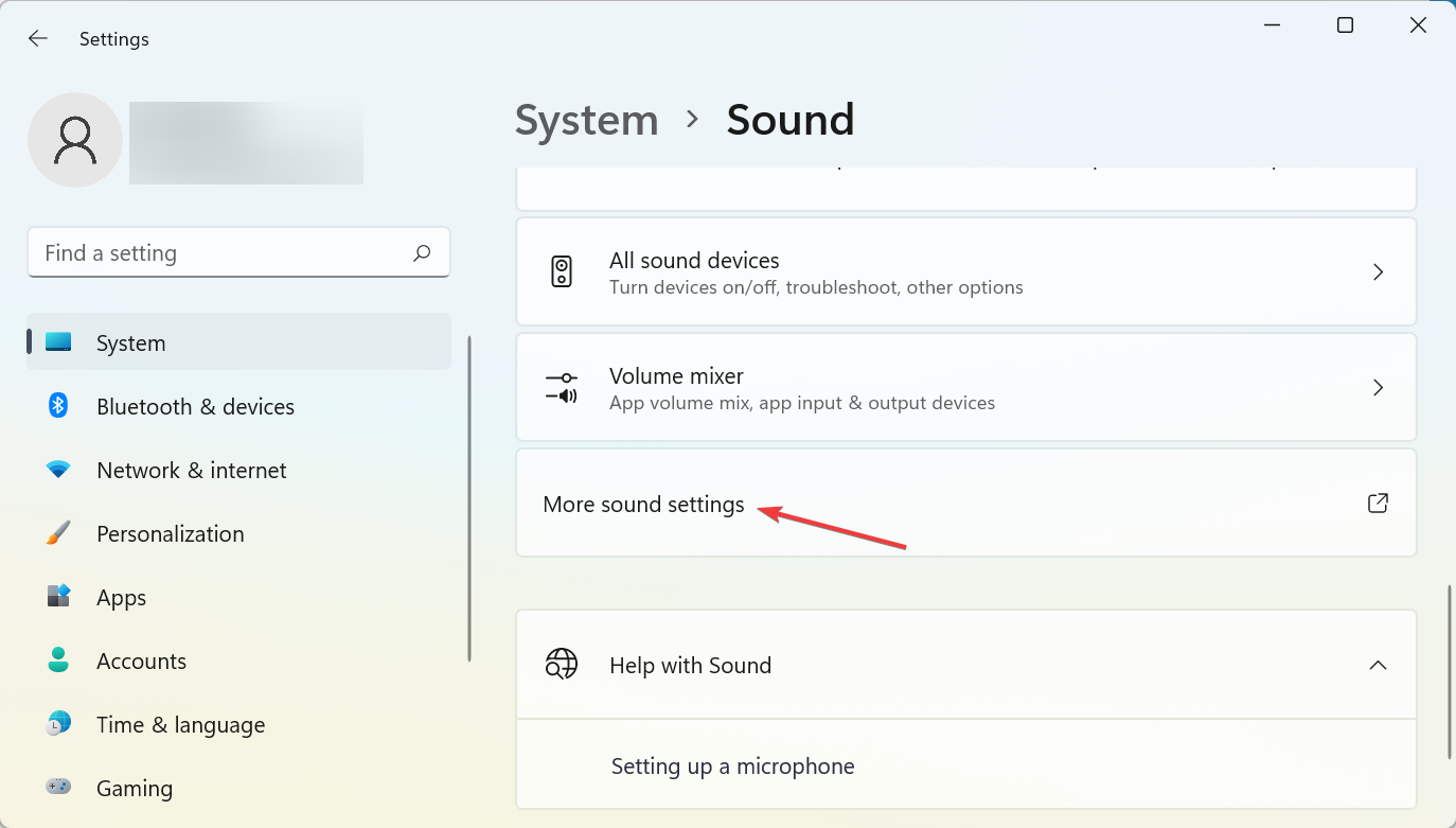 more sound settings to fix headphones not working windows 11
