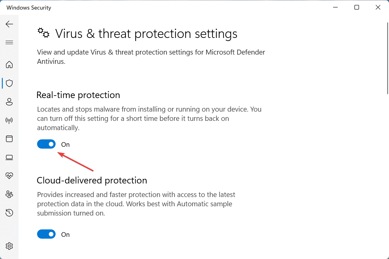 disable Real-time protection to how to clear protection history windows 11