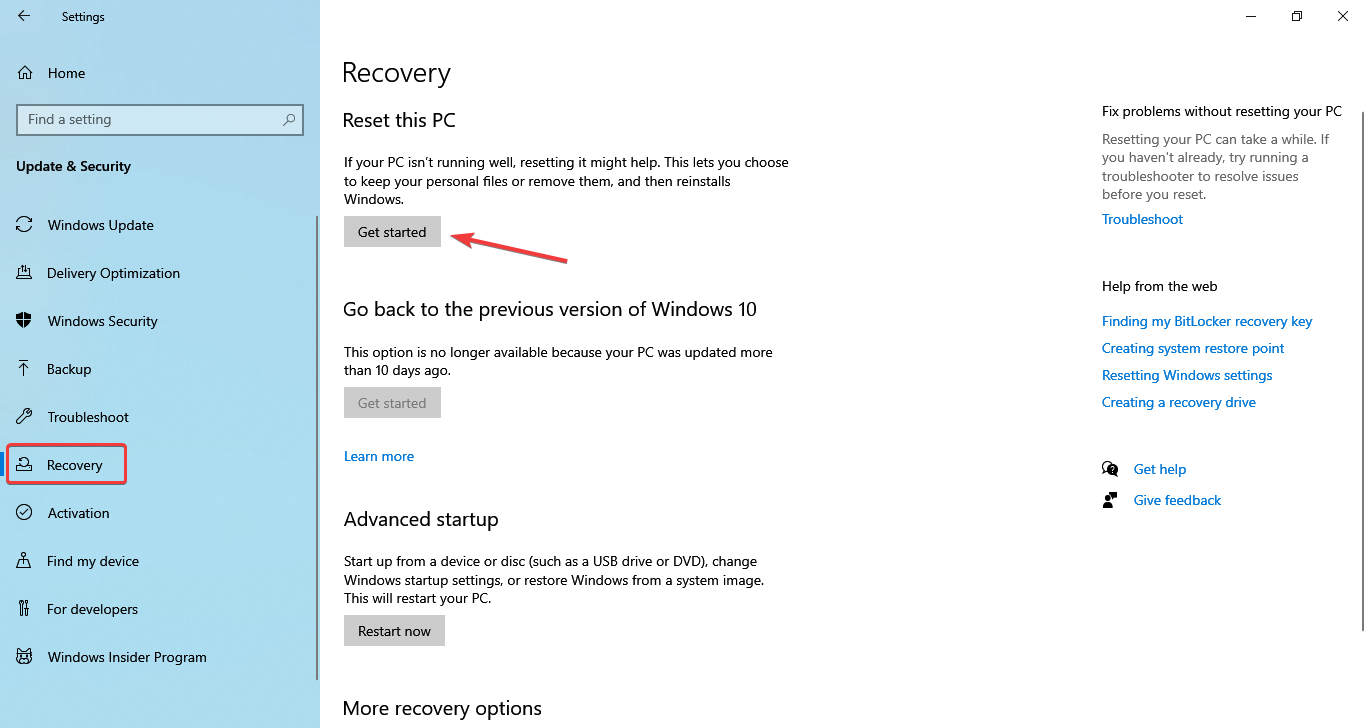 reset to refresh windows tool download