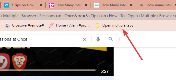 how many internet browser sessions can you have open at one time?