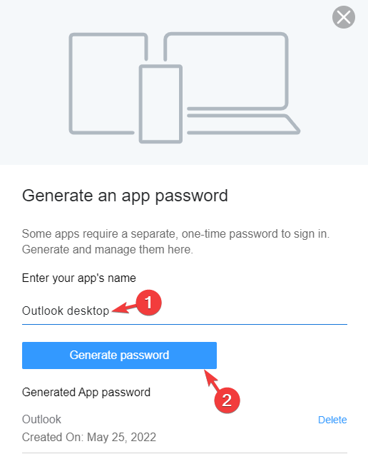 Generate password