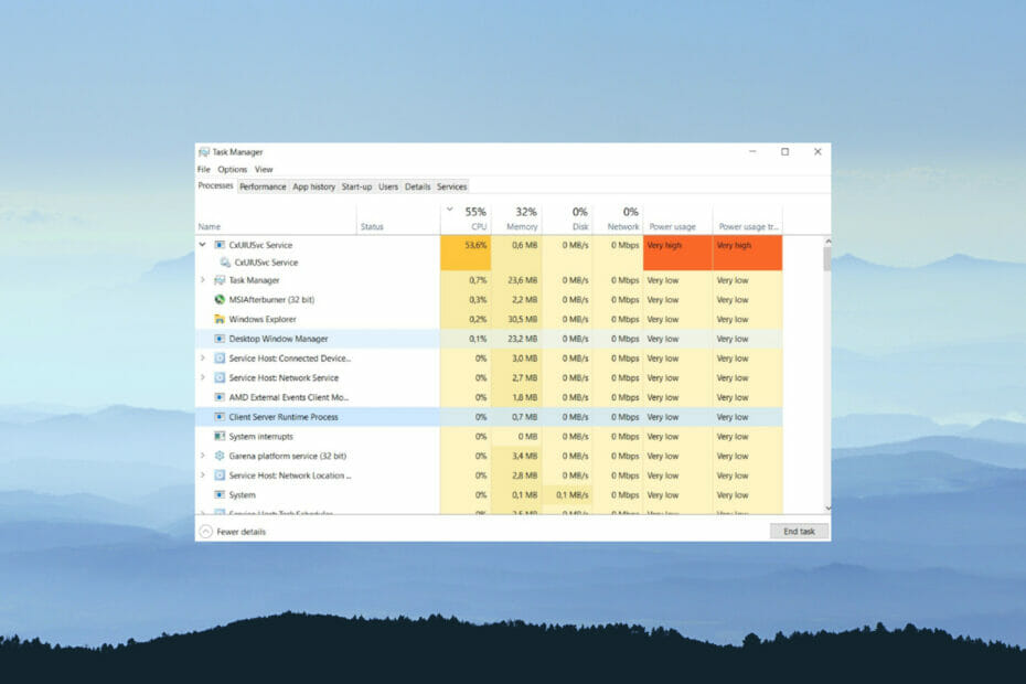 CxUIUSvc Service: What is it & How to Fix its High CPU