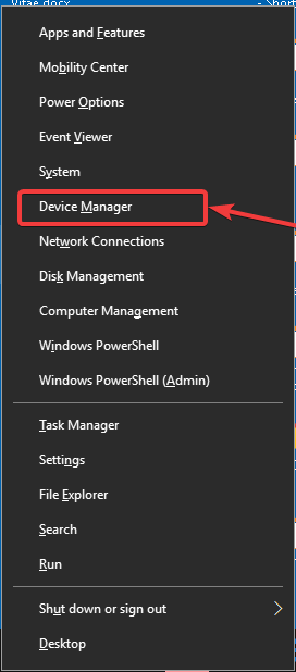 select device manager
