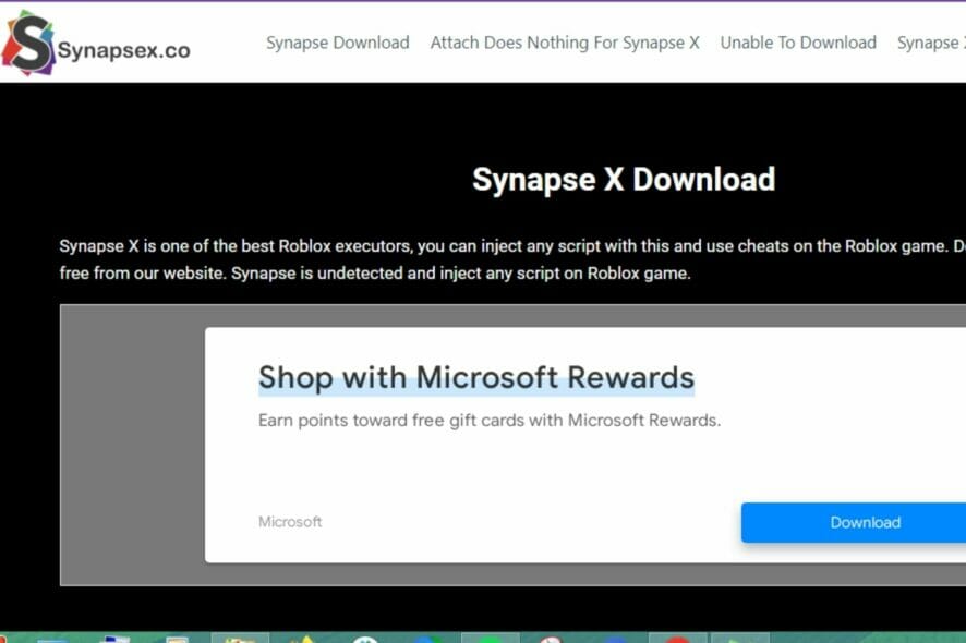 synapse x download roblox