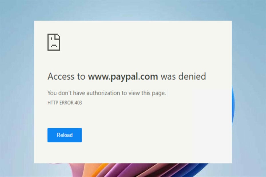 PayPal 403 Forbidden Error: How To Fix It