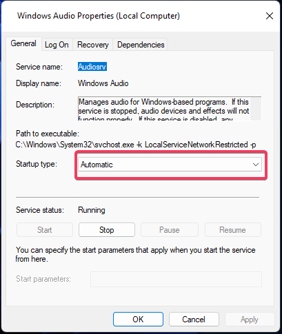 Windows Audio service windows audio service crashing windows 11