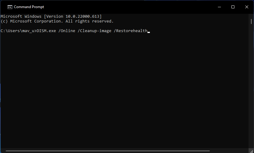 A Deployment Image command missing api-ms-win-crt-runtime-l1-1-0.dll