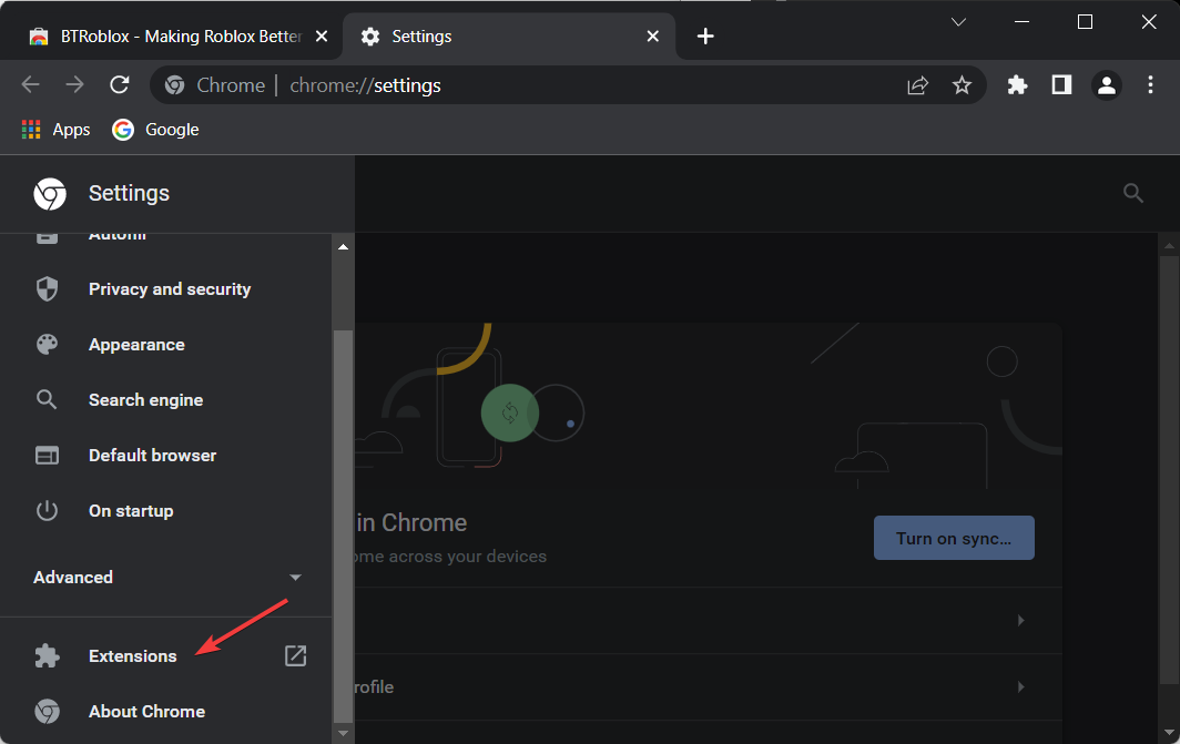 3 Quick Ways to Fix BTRoblox Extension when it's Not Working