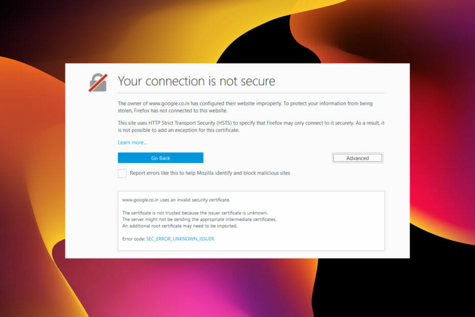 3 Simple Ways to Fix Firefox Error Code SEC_ERROR_UNKNOWN_ISSUER