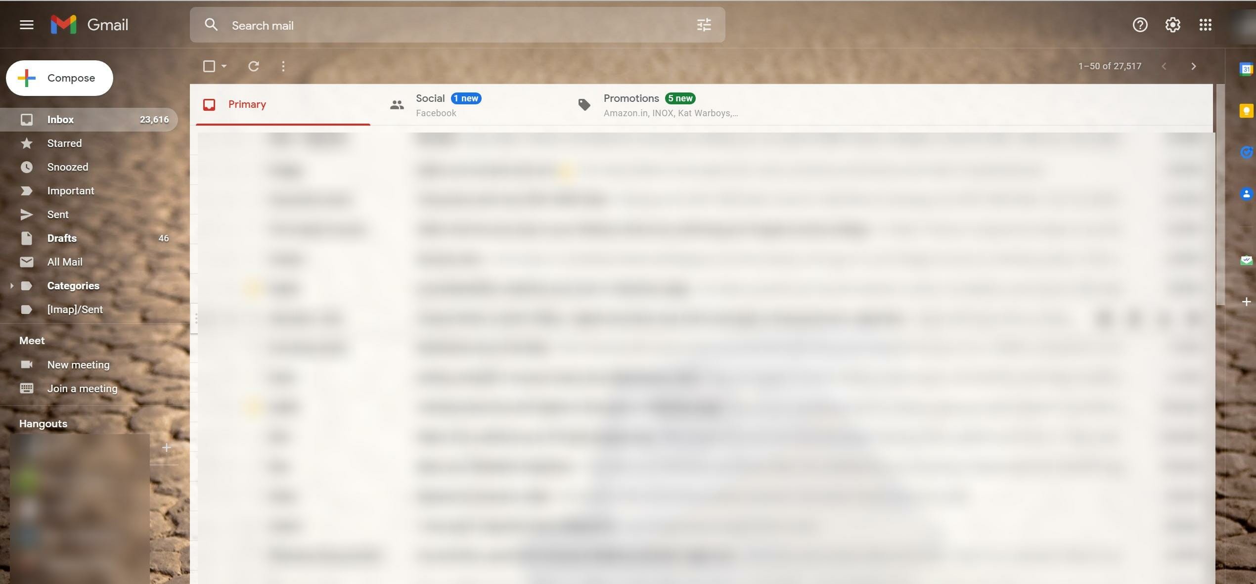 A look at Gmail's user interface