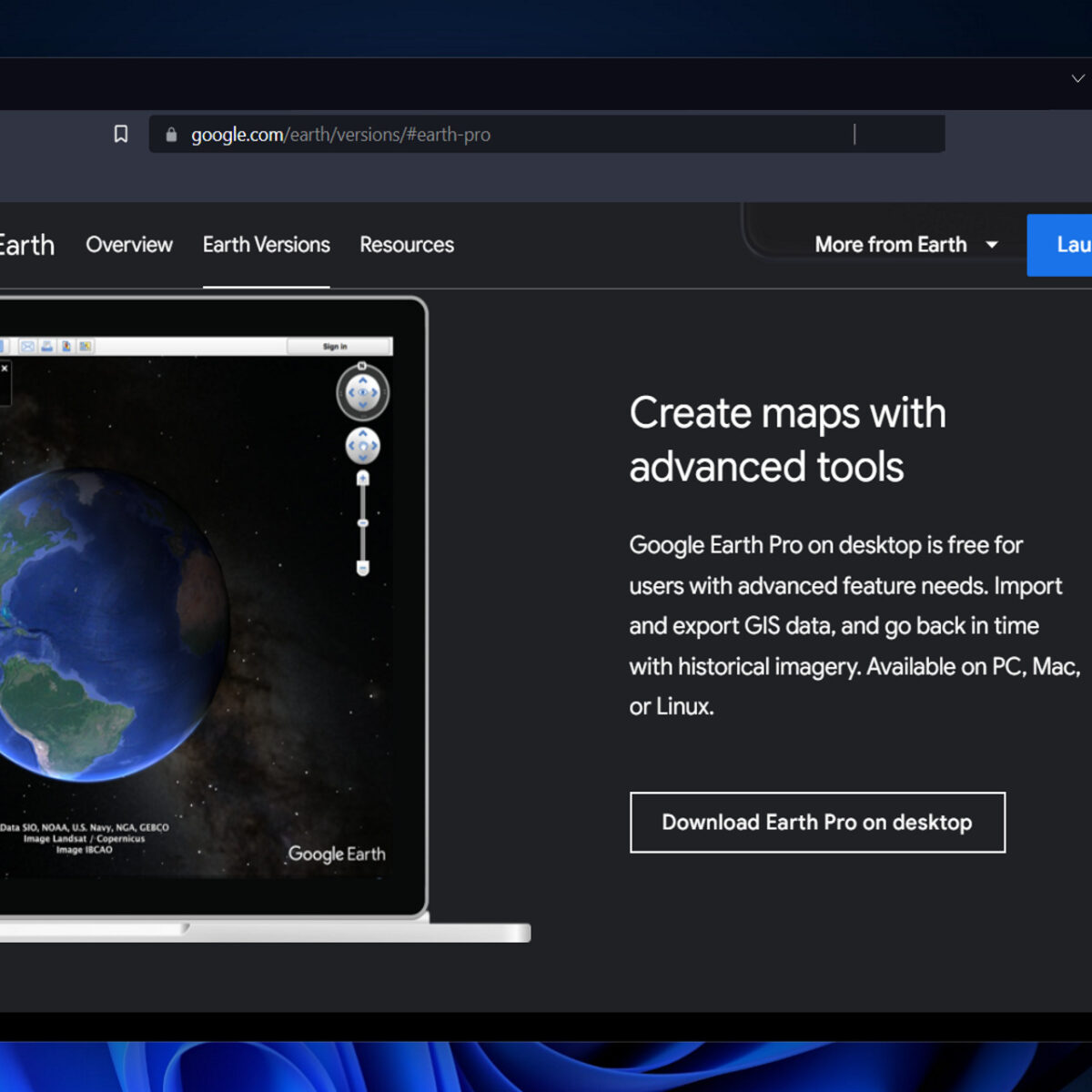 download google earth for windows 11