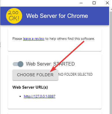 chrome not allowed to load local resource