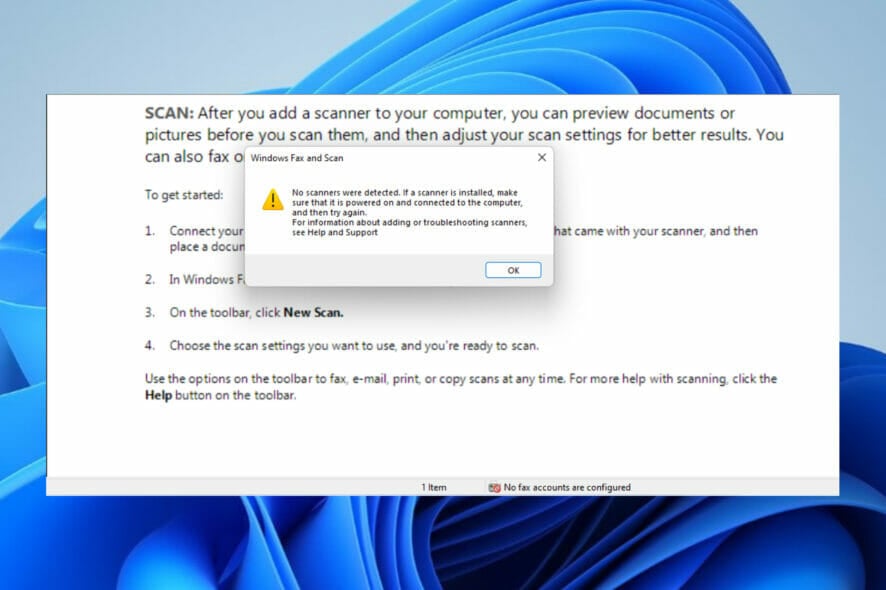 how to enable scan to computer on windows 11