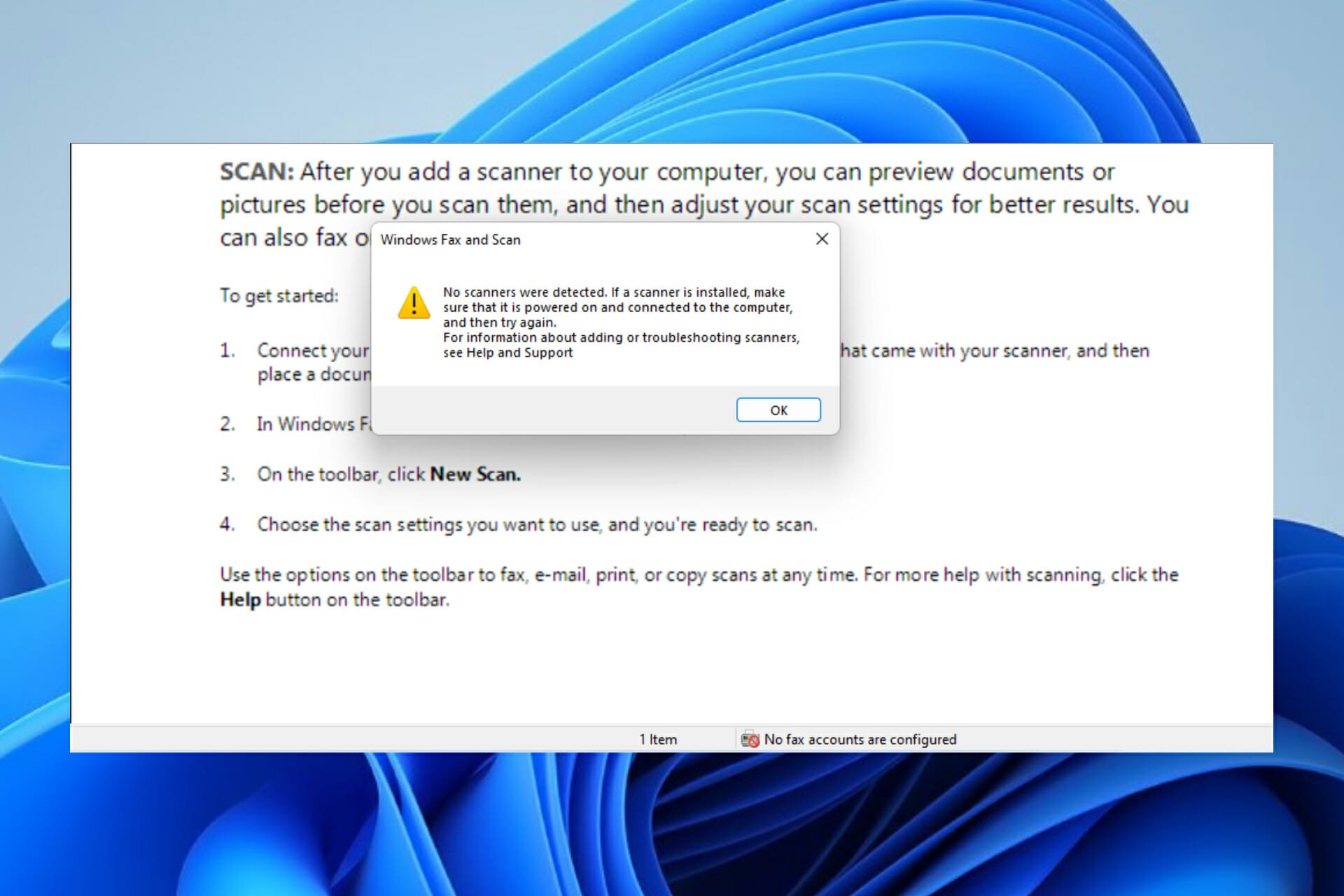 how to enable scan to computer on windows 11
