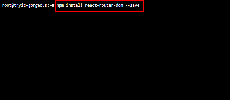 npm-install module-not-found-cant-resolve-react-router-dom