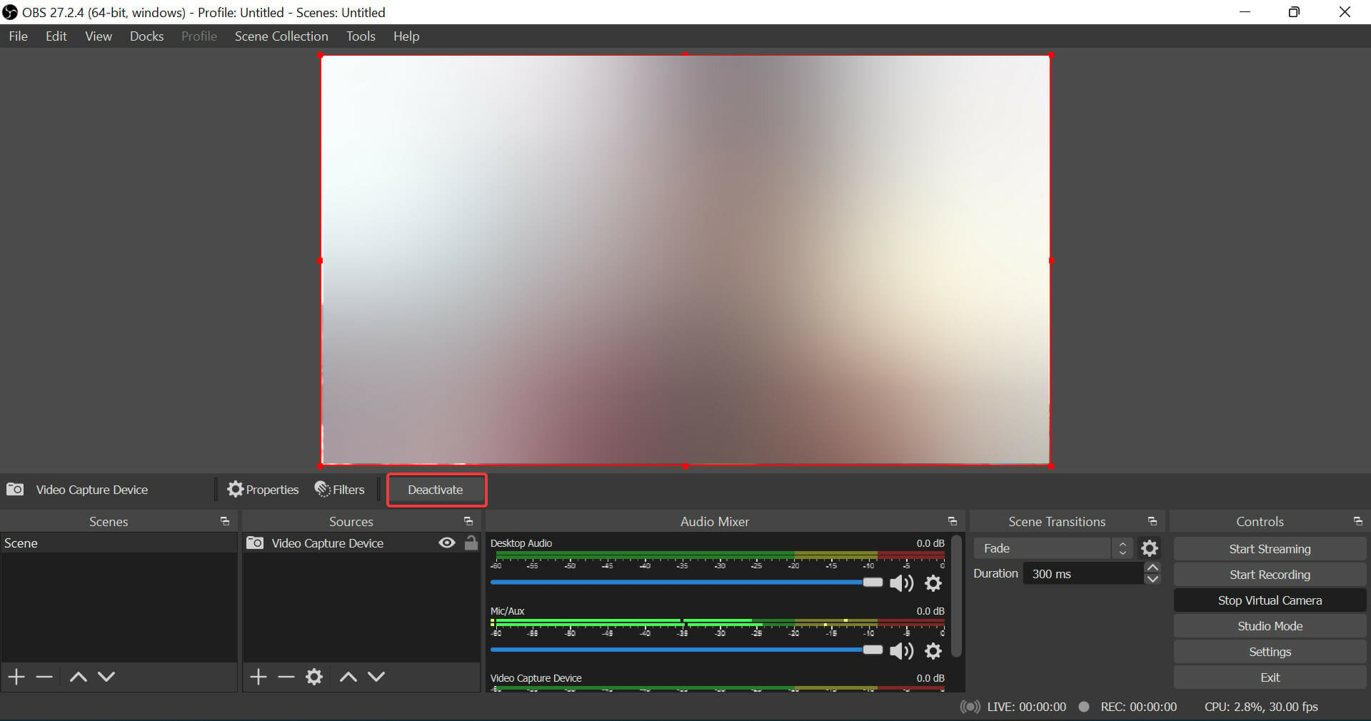 Activate to fix obs studio virtual camera not showing up