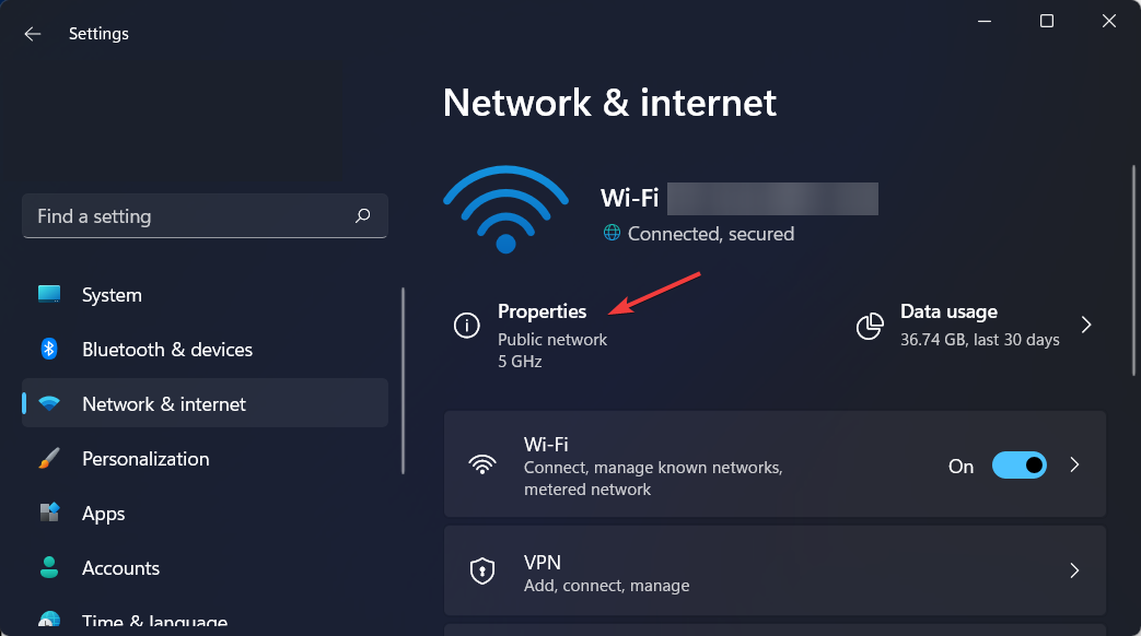 prop-net change wifi password windows 11