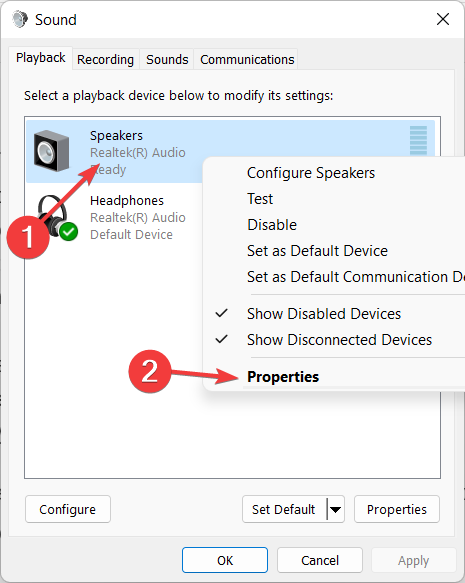 prop microphone not showing up in device manager
