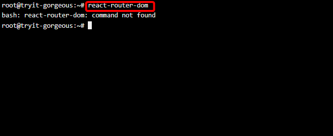 react router dom error