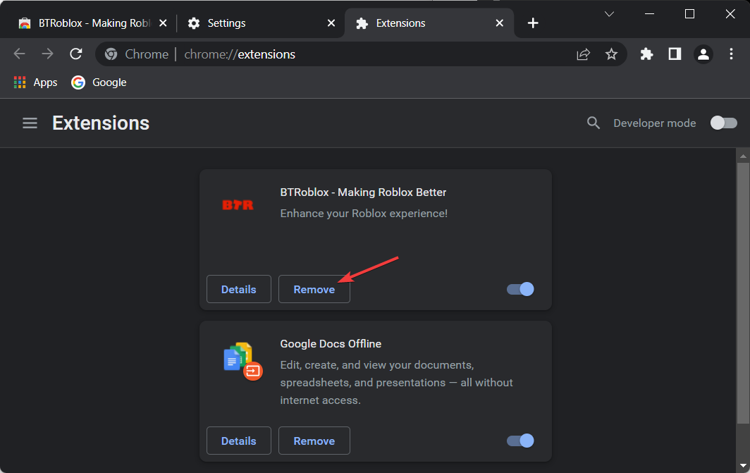 3 Quick Ways to Fix BTRoblox Extension when it's Not Working