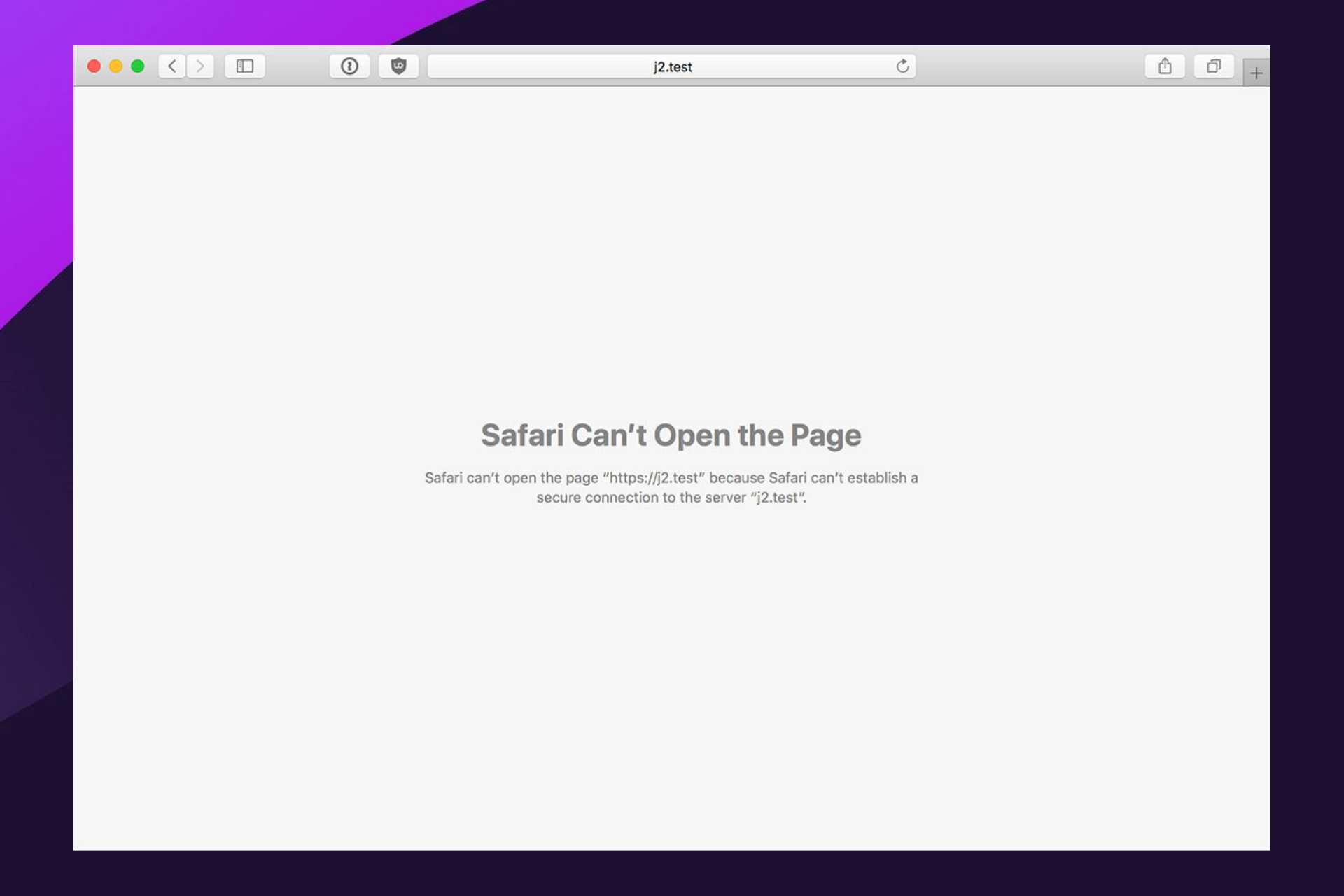 safari couldn't open page because server stopped responding