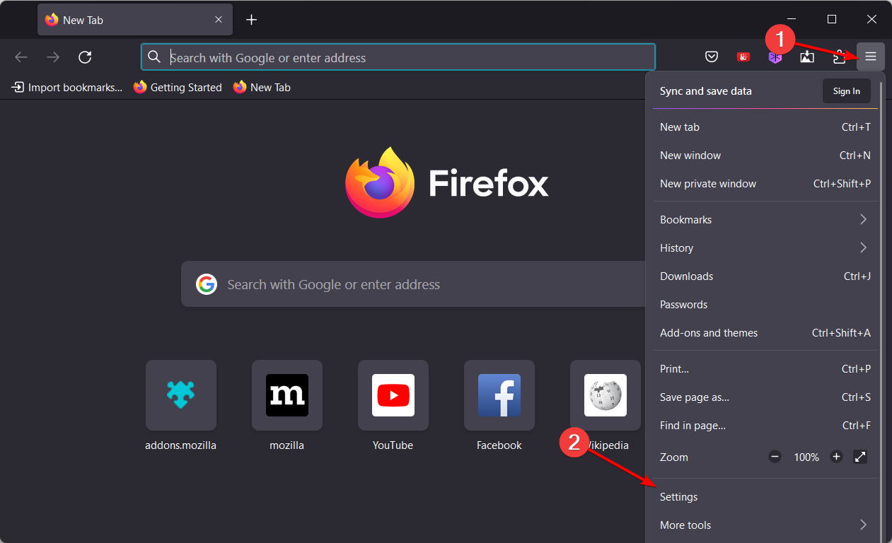 settings-firefox firefox did not connect potential security issue