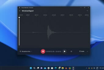 Voice Recorder for Windows 11 just got revamped