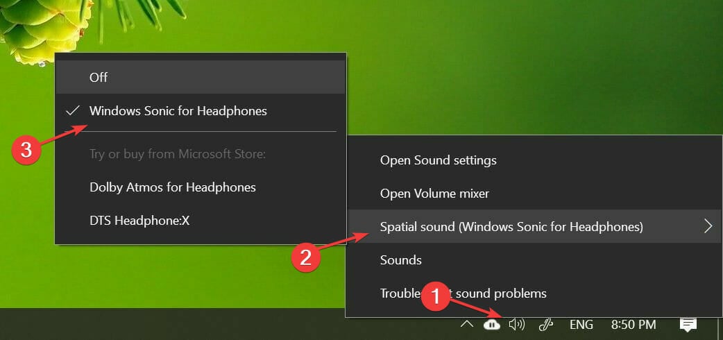 spatial-sound improve sound quality laptop windows 10