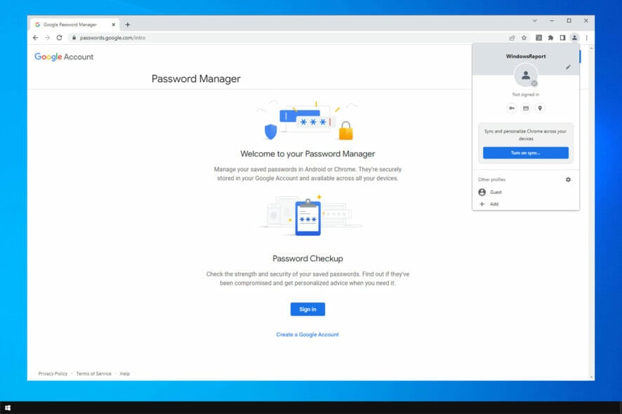 sync chrome passwords with keychain