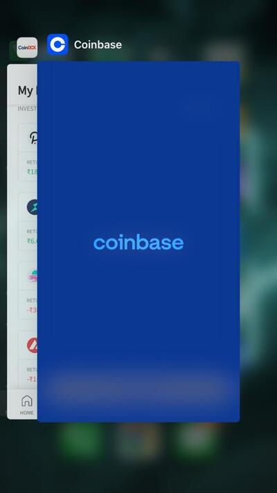 Coinbase iOS