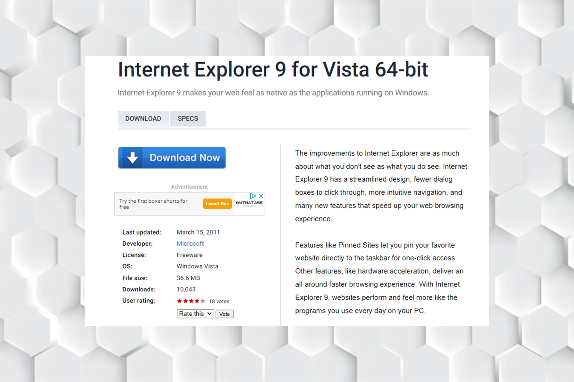 Want To Download Internet Explorer 11 On Windows Vista? Here'S An  Alternative