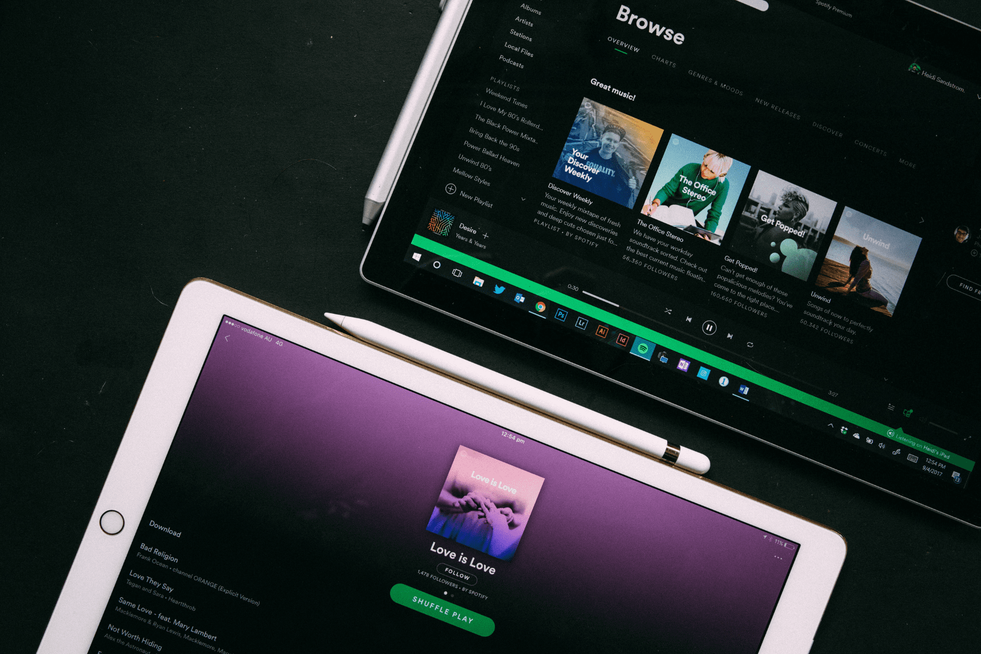 Spotify browser extension