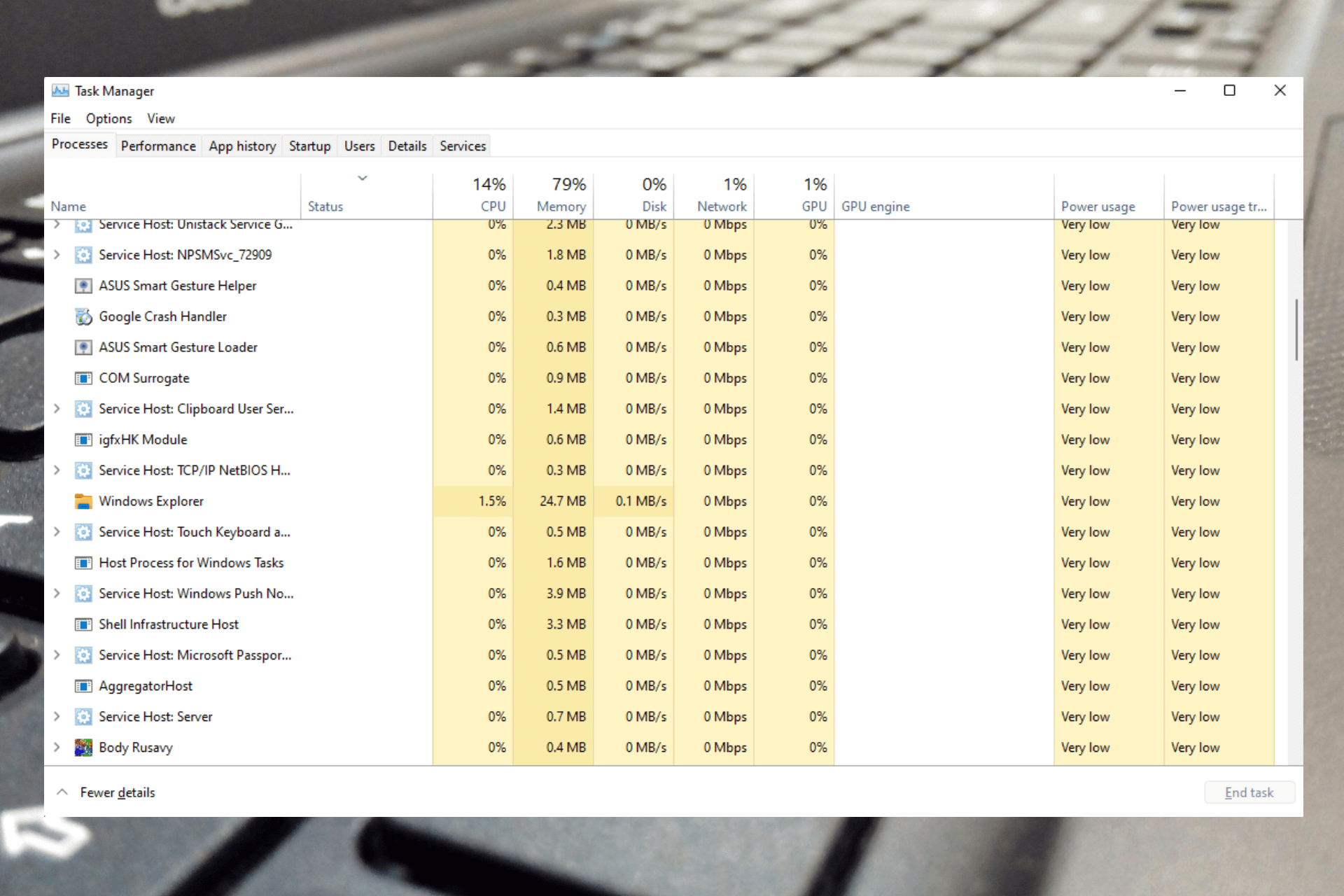 task manager enable