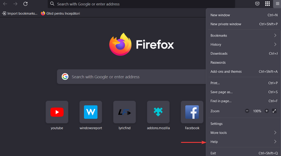 Firefox Help