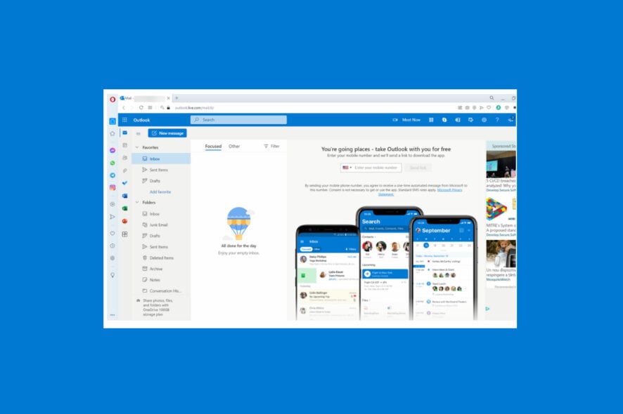 What browser works best with Outlook